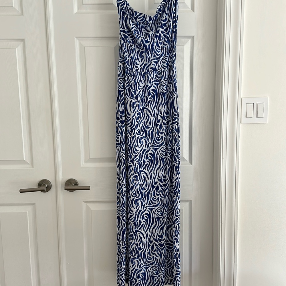 Vineyard Vines strapless cotton maxi